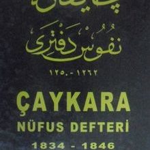 Photo of Çaykara Nüfus Defteri 1834 – 1846 12-E-2 Pdf indir