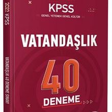 Photo of 2022 KPSS Vatandaşlık  40 Deneme Sınavı Pdf indir